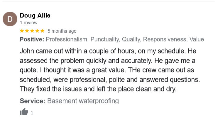 basement waterproofing Milwaukee WI