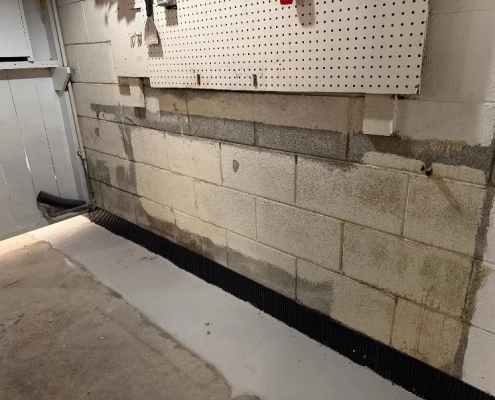 Foundation crack repair and wall reinforcement
